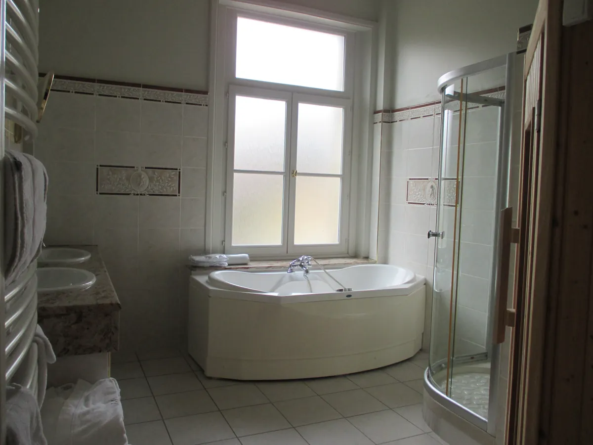 Appartement avec sauna et balnéo — La salle de bain — Esprit Château